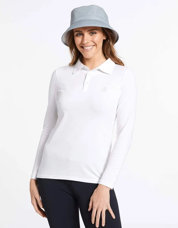 Sun Protective Resort Sun Hat for Women UPF50+, Women's Bucket Hat Misty Blue