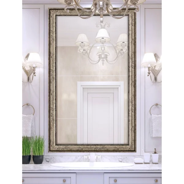 Hitchcock Butterfield 332902 Silver Sheffield Vintage Wall Mirror - 29 x 41 in.