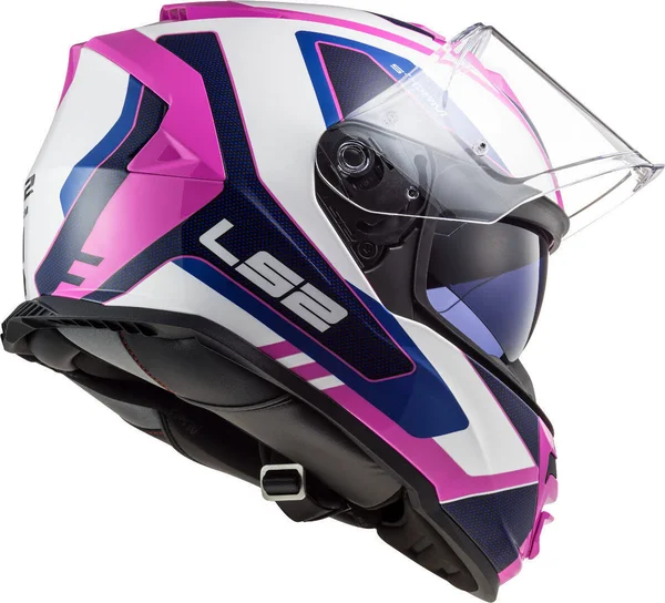 LS2 - Helmet FF800 Storm Techy White, Pink - Size L