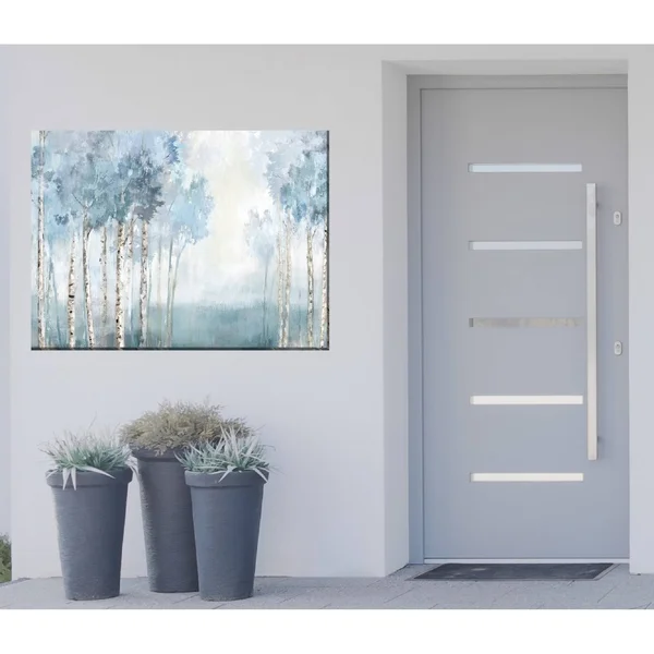 Silent Blue Outdoor Wall Art