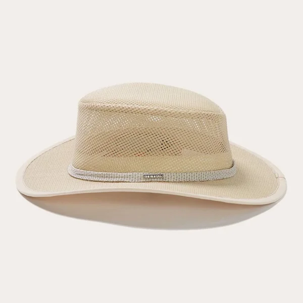 Stetson Mesh Safari Hat - Men's, Natural, Size Small
