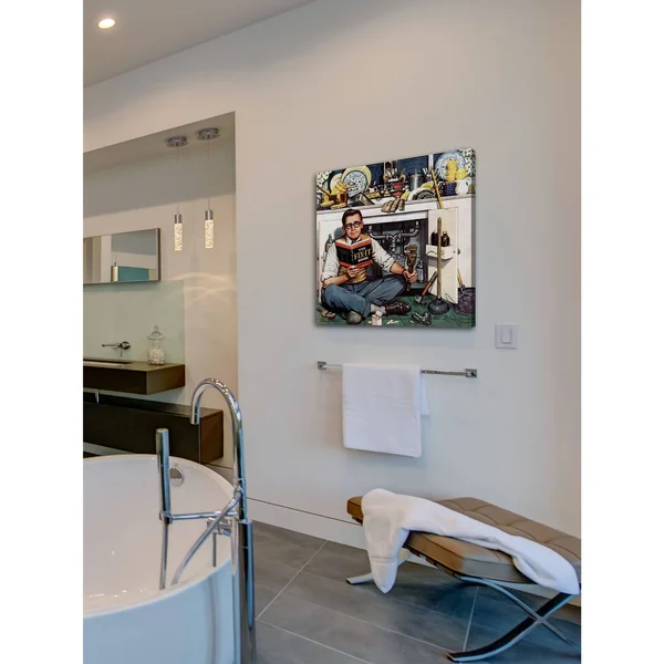 Marmont Hill Mr. Fix-It Stevan Dohanos Painting Print on Canvas 24 x 24
