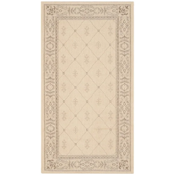 Safavieh Courtyard CY2326-3009 5&3x22 x 5&3x22 Round Brown - Natural Area Rug