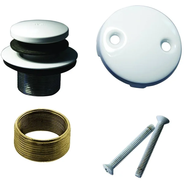 Westbrass D93K-12 Tip-Toe Universal Trim Set with 2 Hole Faceplate, Oil Rubbed Bronze