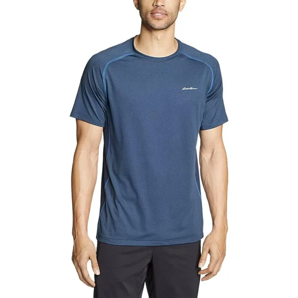 Eddie Bauer Men's TrailCool Short-Sleeve T-Shirt - Blue - XXXL