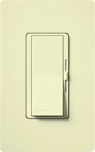 Lutron DV-103P-AL Diva 1000W 3-Way Dimmer Almond