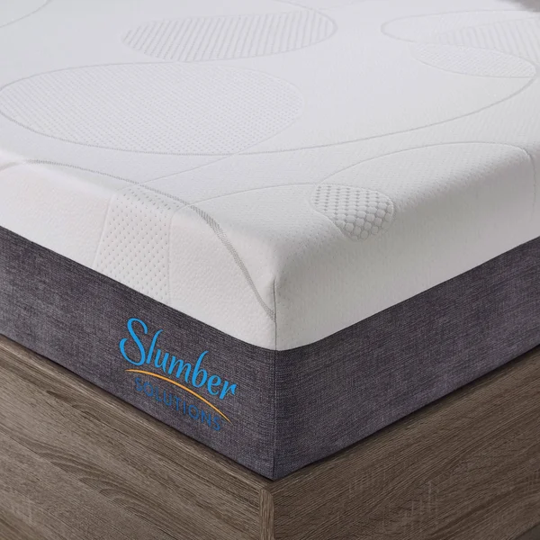 Slumber Solutions Choose Your Comfort 12-Inch Gel Memory Foam Mattress Set - California King - Firm