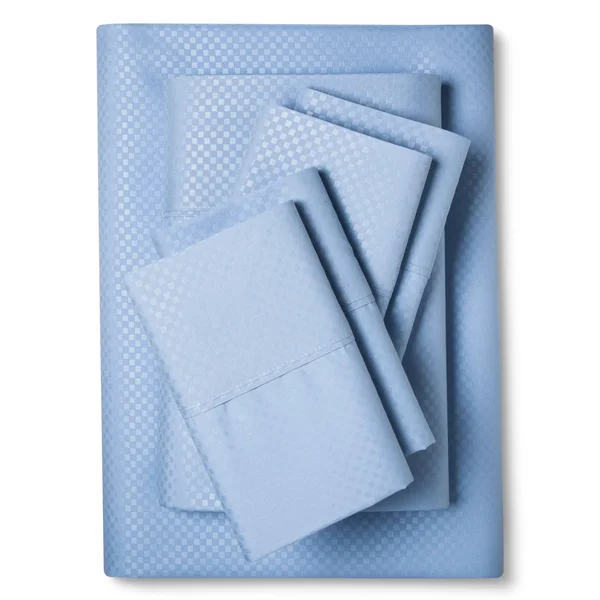 Natalia Cavalletto 6 Piece Sheet Set, Size: King, Blue