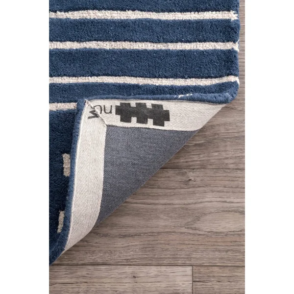 nuLOOM Marlowe Stripes Rust 4 ft. x 6 ft. Indoor Area Rug, Red