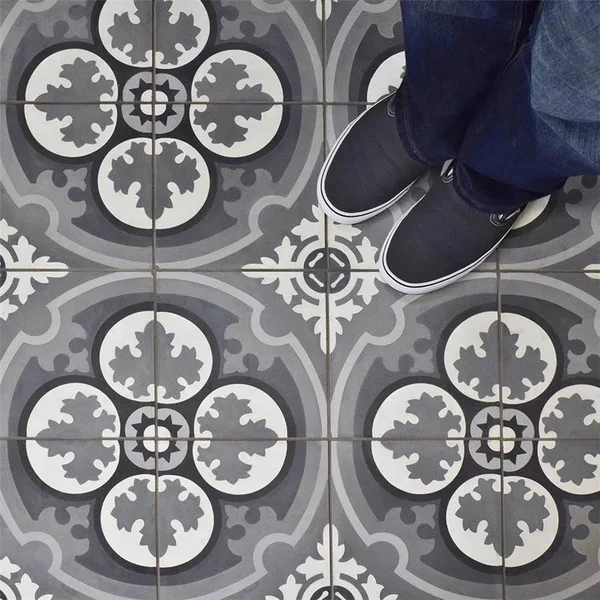 SomerTile FVBCQMST Cimento Cement Floor and Wall Tile - 7.875x22 x 7.875