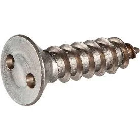 GoVets - Qty 2, Tamperproof Screw Co Inc #10 x 1-1/2x22 Security Spanner Sheet Metal Screw - Flat Head - 18-8 Stainless Steel