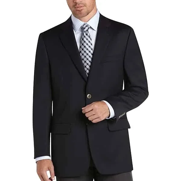 Joseph & Feiss Gold Men's Classic Fit Navy Blazer - Size: 46 Long