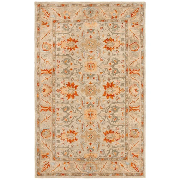 Safavieh Antiquity Beige/Multi 6 ft. x 6 ft. Round Area Rug