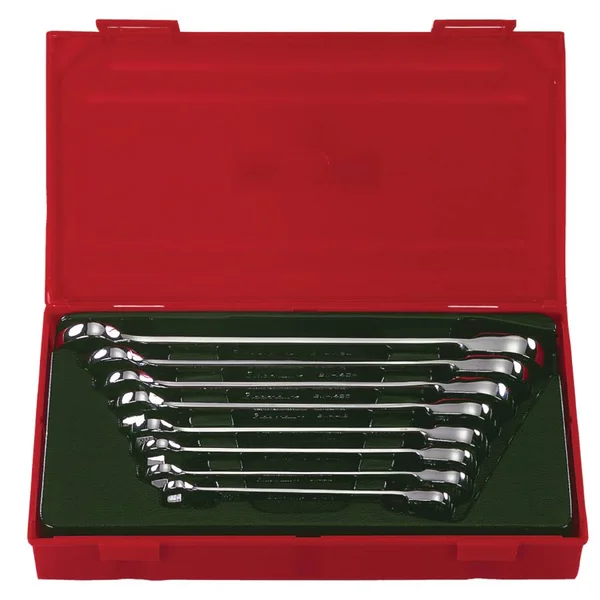 Blackhawk BW-1451 7 Piece Metric Rev. Ratcheting Combo Wrench Set, ...