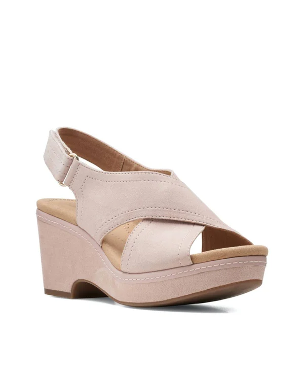 Clarks Women's Giselle Cove Sandals - Dusty Rose Suede