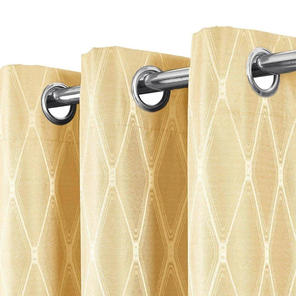 100% Blackout Curtain Jacquard Thermal Insulated Victoria Panels ( Set of 2) 54 x 120x22 Pair, Navy by Royal Tradition