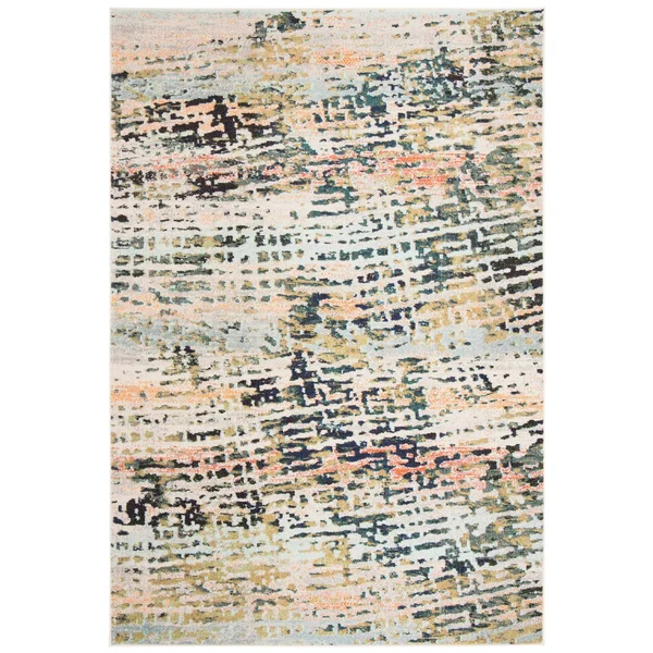 Safavieh Madison 454 Area Rug - Beige, Navy, 4& x 6& Rectangle