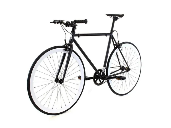 Golden Cycles Domino Fixie Single Speed City Bike Bicycle, GC-DMN 52 cm, Matte Black/White