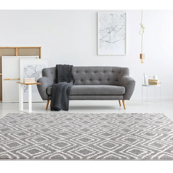Carson Carrington Tovhult Machine-made Shag Area Rug - 2&7x22 x 7&2x22 Runner - Grey