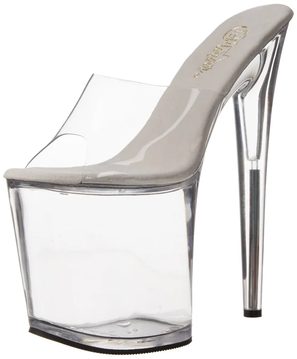 Pleaser - FLAMINGO-801 11 - Clear/Clear