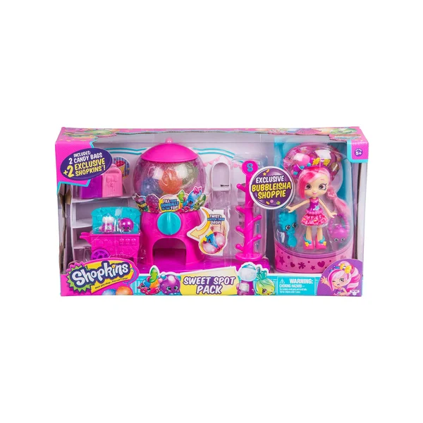 Shopkins Shoppies Sweet Spot Pack Exclusive Gumball Playset Bubbleisha Shoppie