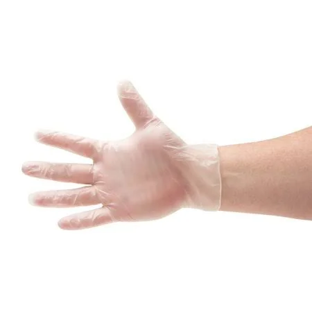 Disposable Food Gloves - Vinal Cooking Gloves, Clear, Size Large, 2.0 Mil Thick, 2000 Pack