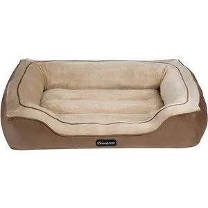 Beautyrest Cozy Cuddler Dog & Cat Bed, Brown, Large