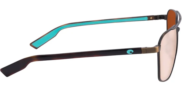 Costa Del Mar Wader 580P Polarized Sunglasses, Gold/Silver