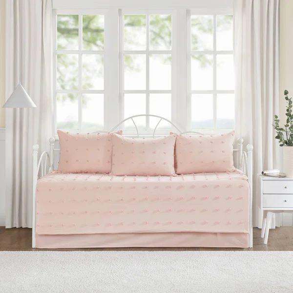 Urban Habitat Brooklyn 5-Piece Daybed Coverlet Set in Pink