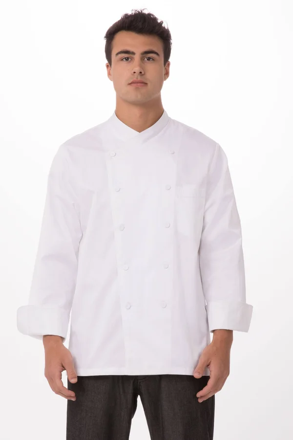 Chef Works Men's Oslo Premium Cotton Chef Coat
