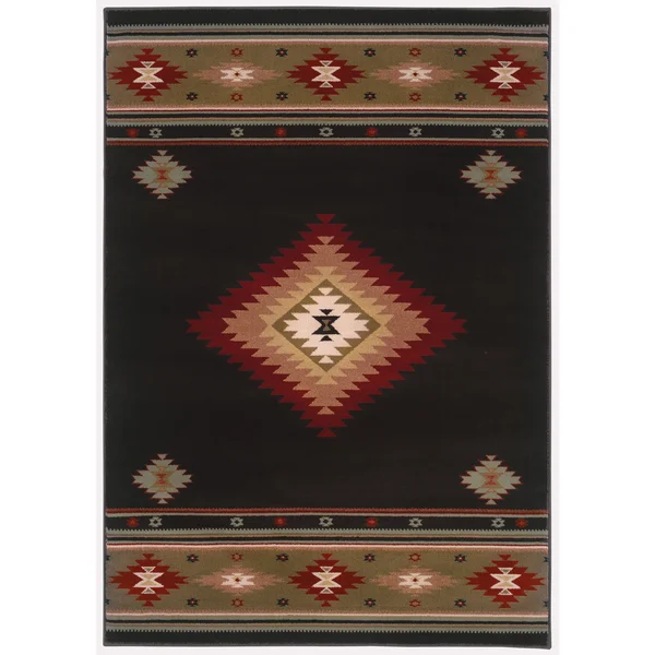 Copper Grove Allegheny Southwestern Area Rug - 7&8x22 x 10&10x22