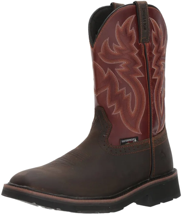 Wolverine Rancher Wellington Steel Toe 10 Men's Rust