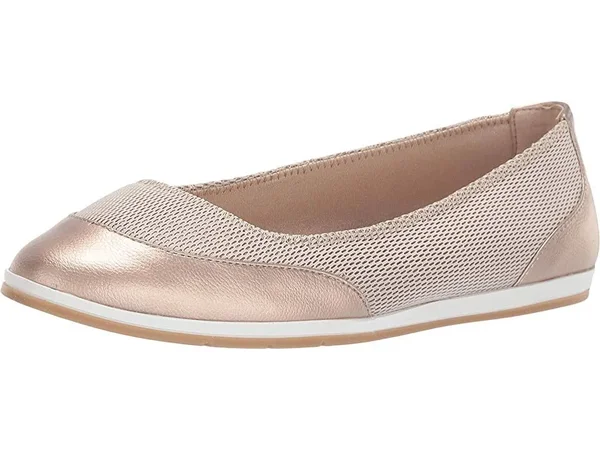 Women's Aerosoles Get Smart Ballet Flat, Size: 5.5, Gold