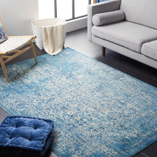Safavieh Area Rug - Evoke, Ivory, Fuchsia, 5&-1x22 x 7&-6x22