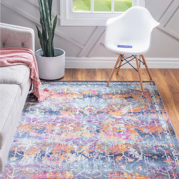 Budapest Red Vintage 8x10 Area Rug