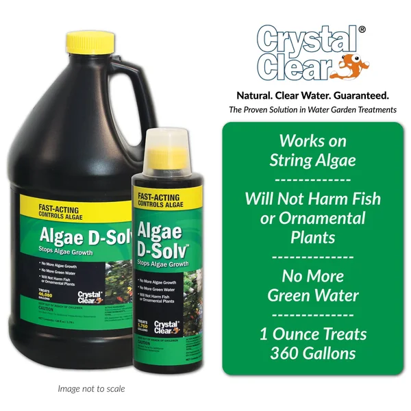 Crystalclear Algae D-Solv - 2.5 gal.
