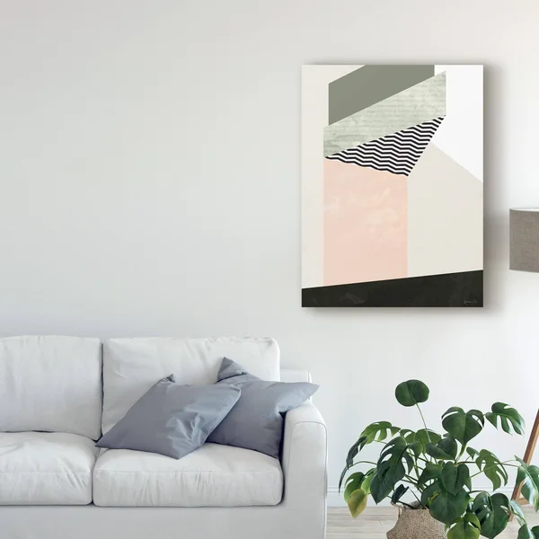 Green Lili 'Edge of Town II' Canvas Art 18x24