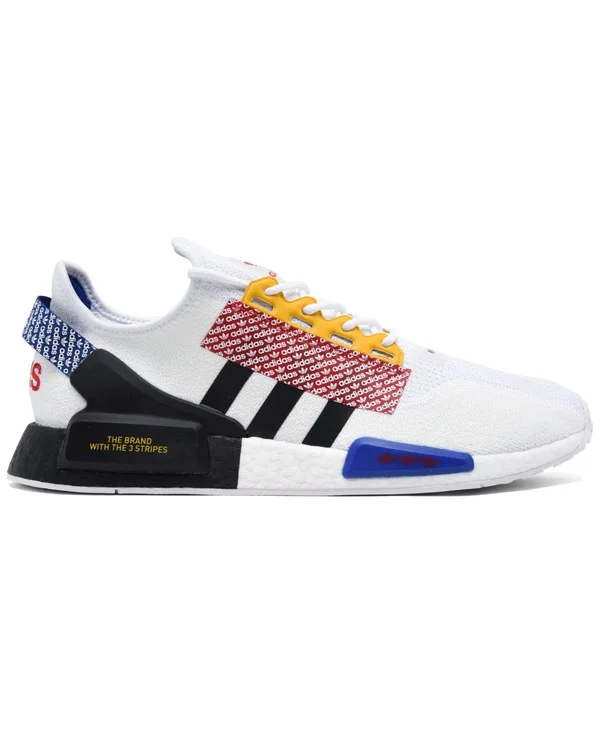 Adidas Men's Originals NMD R1 V2 Casual Shoes in White/White Size 13.0