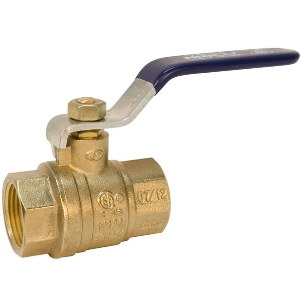 Nibco T-Fp-600a BRS Brass Ball Valve, Two-Piece, Lever Handle, 2x22 Female NPT