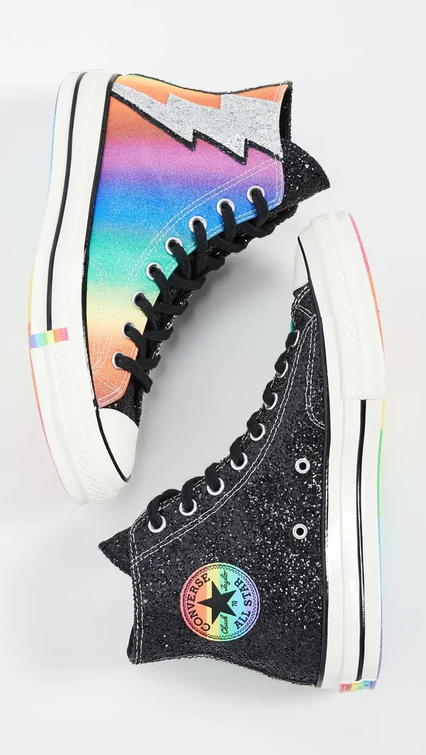 Converse Chuck Taylor 70 Hi Shoes Black/Multi Size 9.5