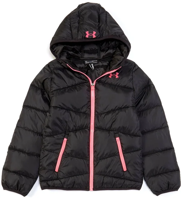 Under Armour Black Girls 7-16 Prime Puffer Jacket