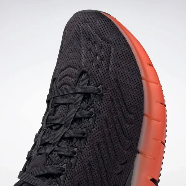 Reebok Zig Kinetica Shoes Mens Sneakers 15 Black - Sunbaked Orange, Vivid Orange