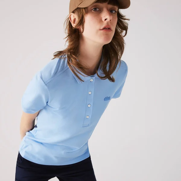 Lacoste Women's Slim Fit Stretch Cotton Piqué Polo - 40