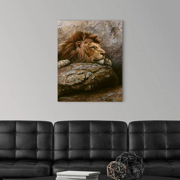 Lion Male 2, Canvas Wall Art, 24x30, Great Big Canvas