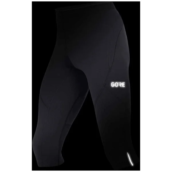 Gore Men's Running R3 3/4 Tights - 100088 Black - L