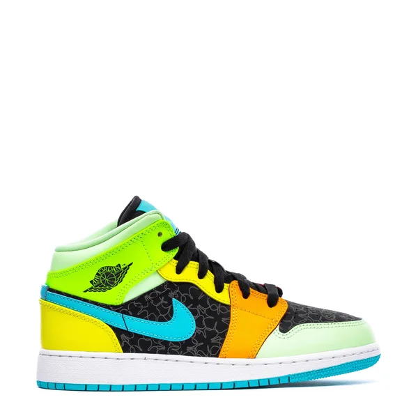 Air Jordan 1 Mid SE Aurora Green (GS)