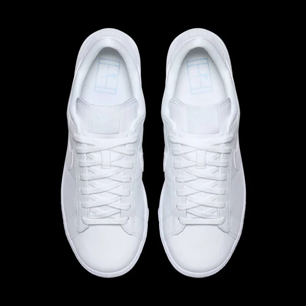 Nike Tennis Classic - Womens Shoes White/White/Bluecap Size 12