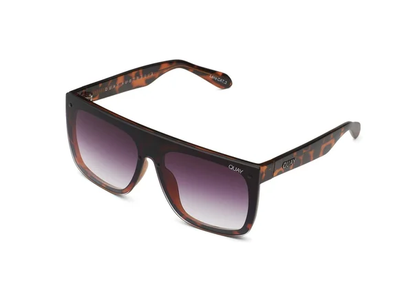 Quay Australia x Lizzo Jaded Sunglasses in Tortoise Purple Fade
