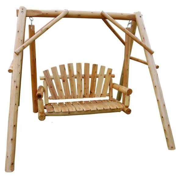Outdoor Lawn Swing A-Frame Varnish, 4ft Swing Seat Only (No Frame)
