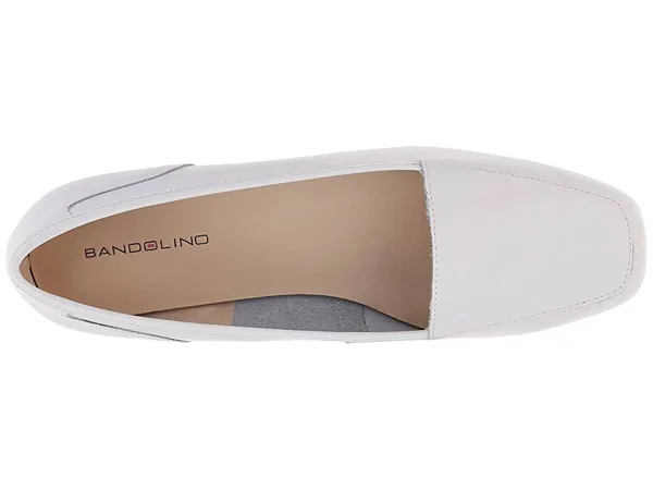 Women's Bandolino Liberty Slip-On Loafers, White 8.5 N Narrow